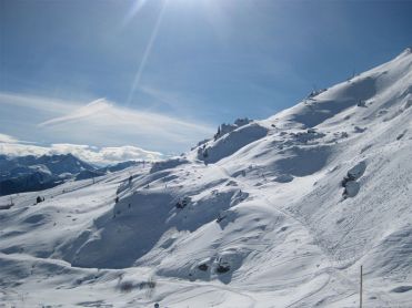 Ski area sun