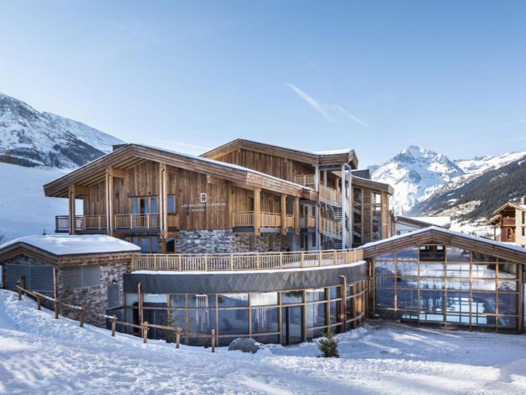 Les Balcons Platinium Val Cenis with private sauna