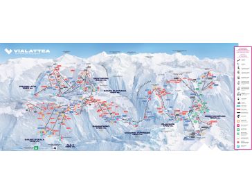 Piste map Via Lattea