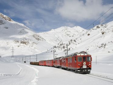 Mountain train Swiss