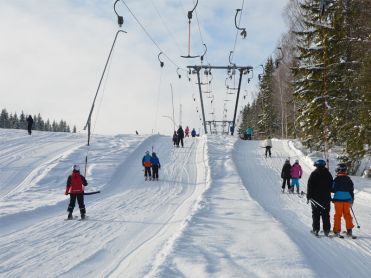 Skiing in April 2025