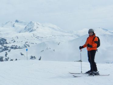 Skier on the slopes