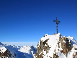 Ski holiday Sölden Cross on Mountain