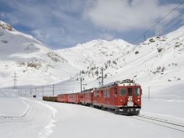 Mountain train Switzerland