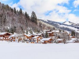 French ski village