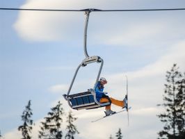 Ski lift ski pass Kirchberg