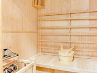 Chalet Les Violettes with private sauna-3