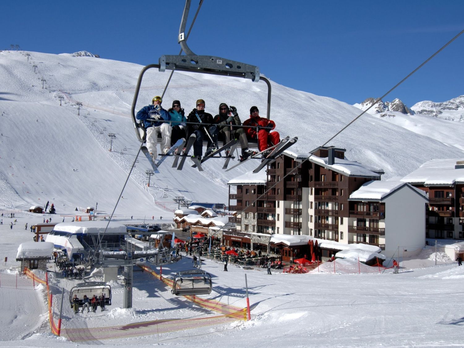 Tignes Франция горнолыжный курорт