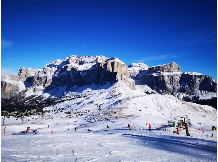Ski area Dolomites