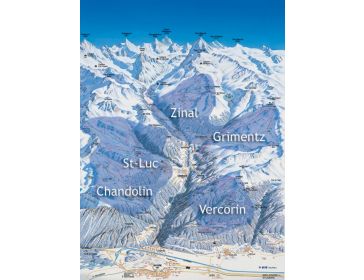 Piste map Val d'Anniviers